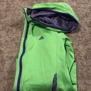 Adidas zipper workout jacket